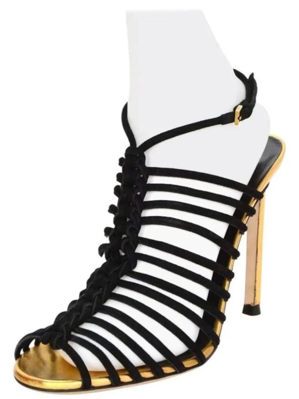 🔥 GUCCI Caged Angelique Heels EU 38.5 US 8/8.5 USED - Picture 4 of 16